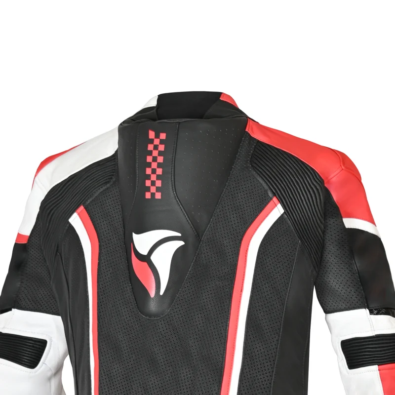 R-TECH HAWK 1 PC MONO DE MOTO NEGRO BLANCO ROJO