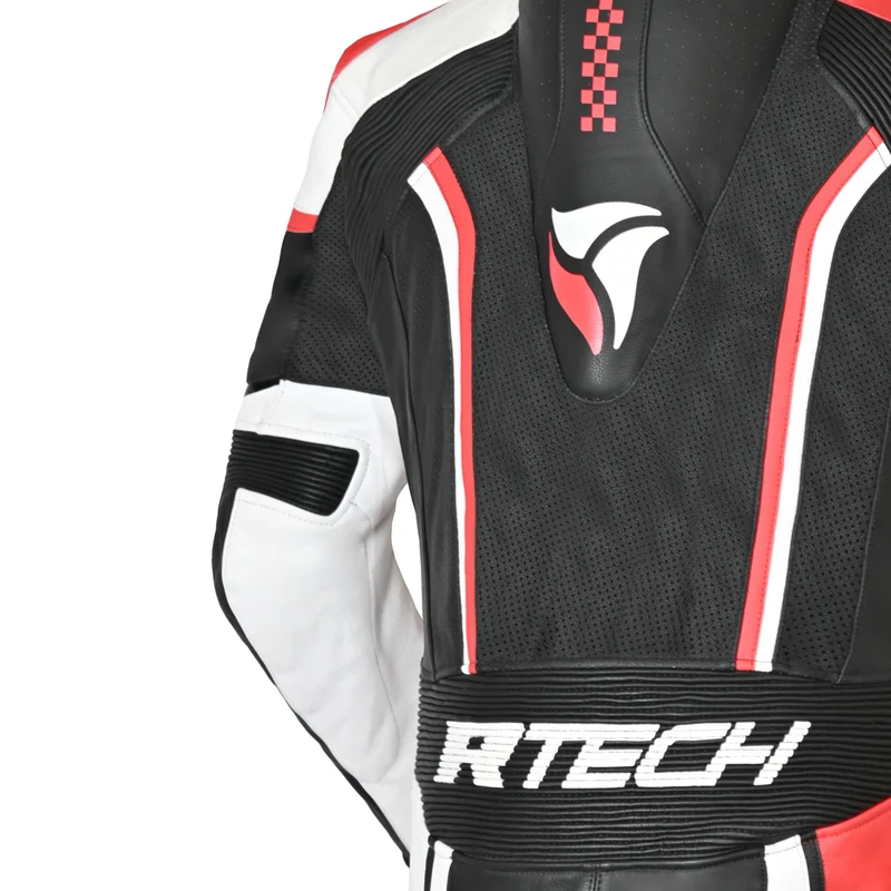 R-TECH HAWK 1 PC MONO DE MOTO NEGRO BLANCO ROJO