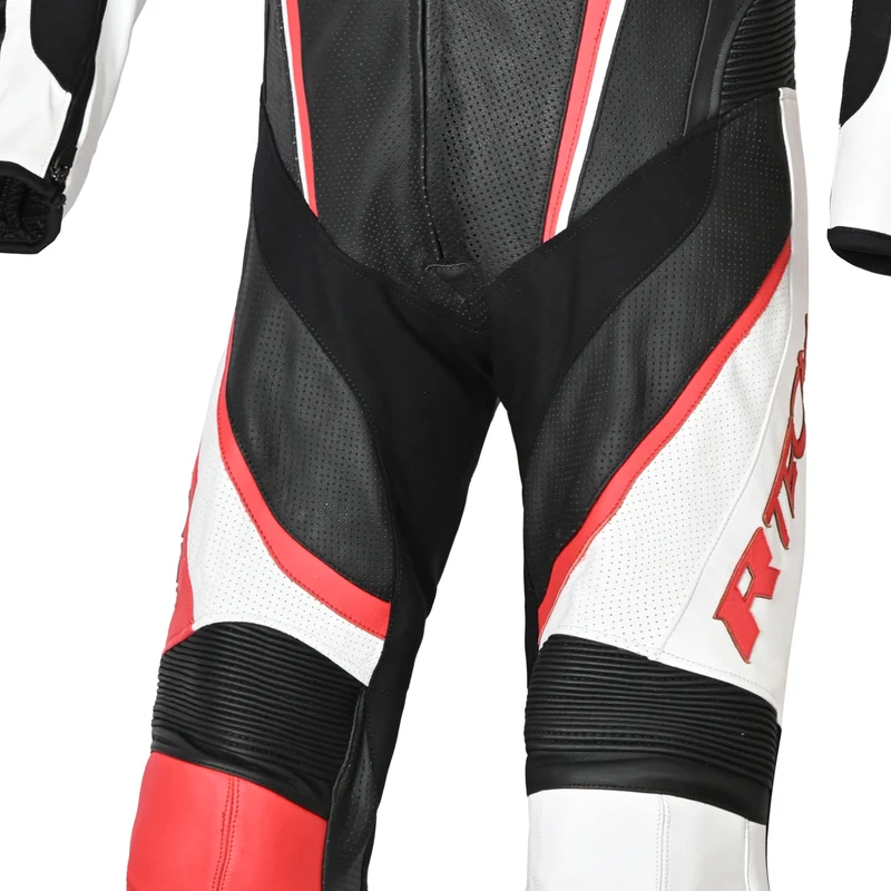 R-TECH HAWK 1 PC MONO DE MOTO NEGRO BLANCO ROJO