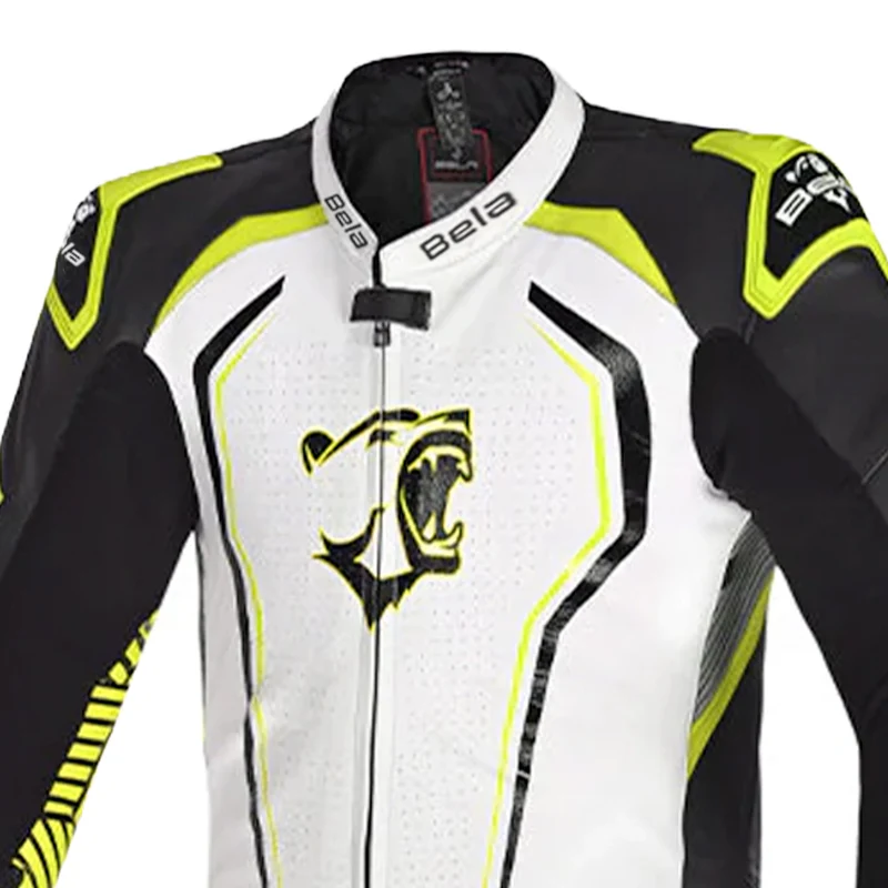 BELA NORTH STAR 1 PC MONO DE MOTO NEGRO BLANCO AMARILLO FLOU