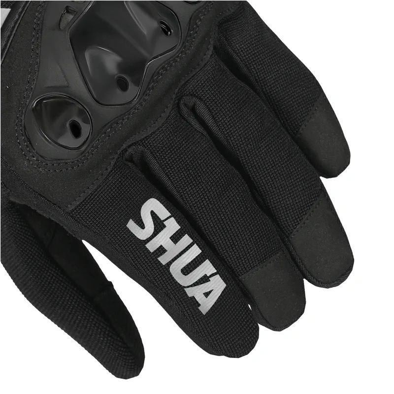 SHUA SHOT GUANTES DE MOTO TEXTILE HOMBRE NEGRO GRIS