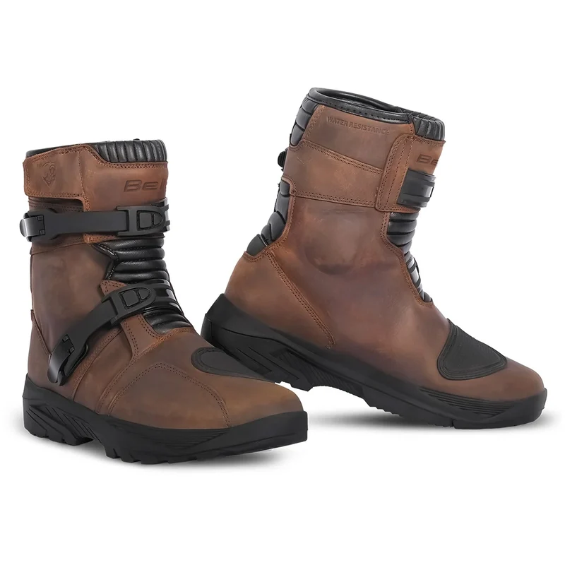 BELA JUNIOR SHORT PIEL BOTAS DE MOTO MARRON