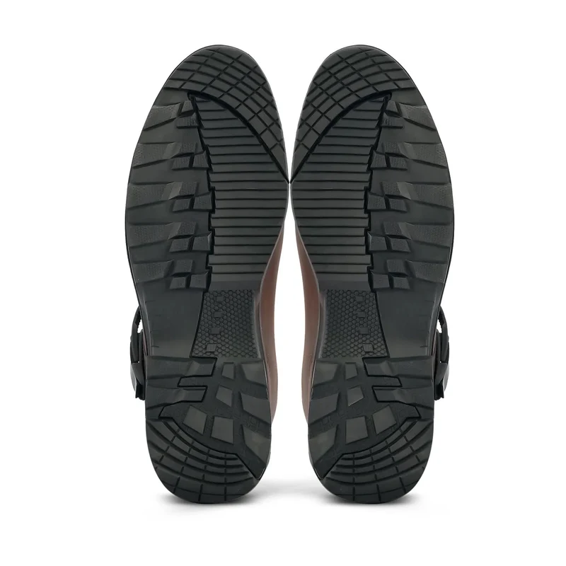 BELA JUNIOR SHORT PIEL BOTAS DE MOTO MARRON