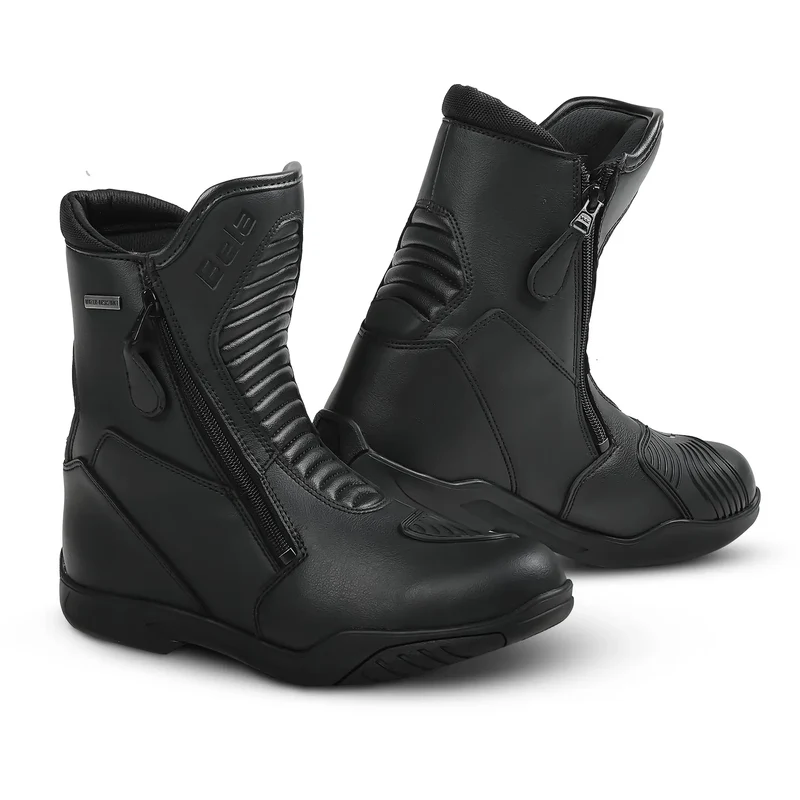 BELA RIO WR BOTAS DE MOTO PIEL NEGRO