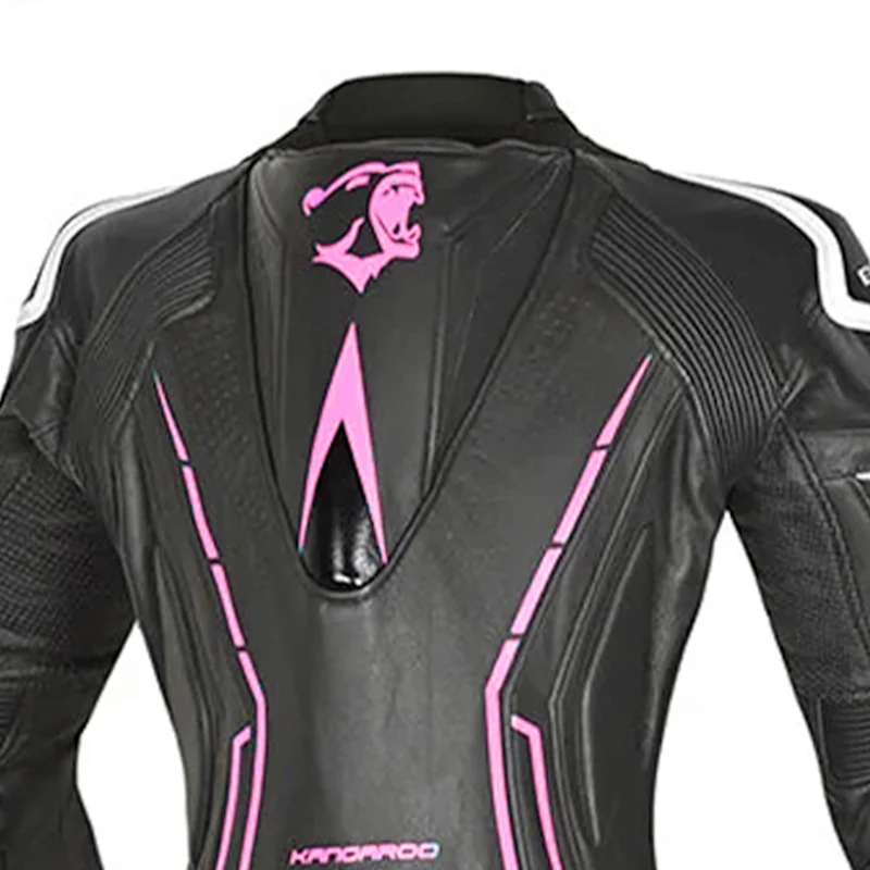BELA ROCKET MIX KANGAROO 1 PC MONO DE MOTO MUJER BLANCO NEGRO ROSA