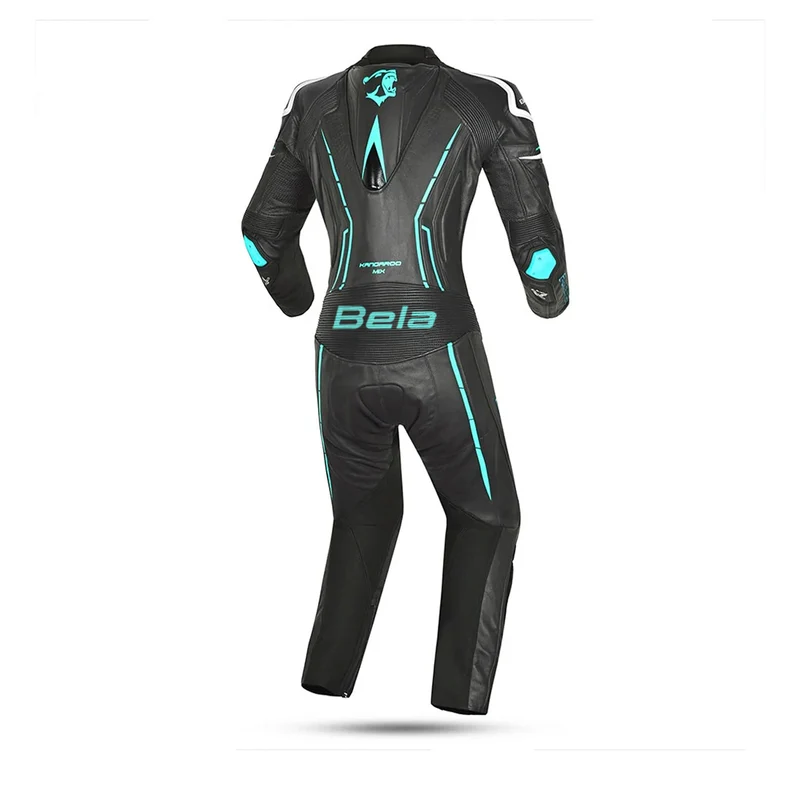 BELA ROCKET MIX KANGAROO 1 PC MONO DE MOTO MUJER BLANCO NEGRO AZUL