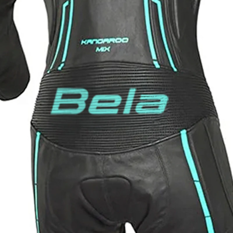 BELA ROCKET MIX KANGAROO 1 PC MONO DE MOTO MUJER BLANCO NEGRO AZUL
