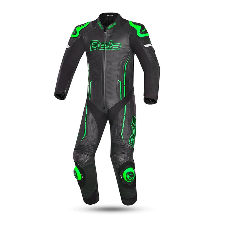 BELA ROCKET MIX KANGROO 1 PC MONO DE MOTO HOMBRE NEGRO VERDE