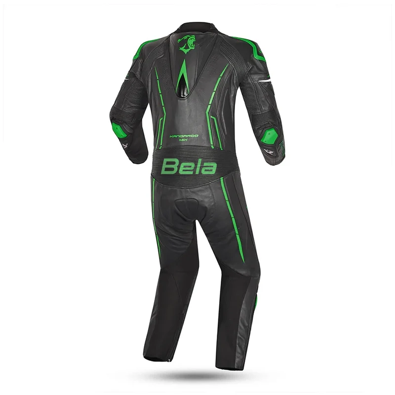 BELA ROCKET MIX KANGROO 1 PC MONO DE MOTO HOMBRE NEGRO VERDE