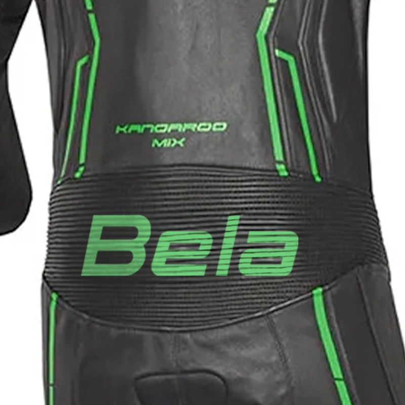 BELA ROCKET MIX KANGROO 1 PC MONO DE MOTO HOMBRE NEGRO VERDE