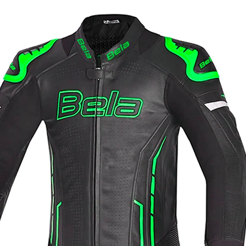 BELA ROCKET MIX KANGROO 1 PC MONO DE MOTO HOMBRE NEGRO VERDE