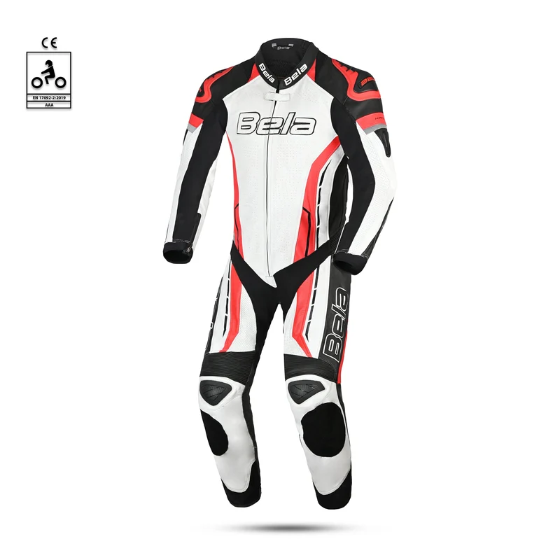 BELA ROCKET MIX KANGROO 1 PC MONO DE MOTO HOMBRE NEGRO BLANCO ROJO