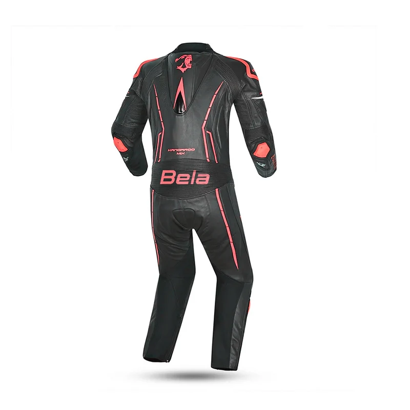 BELA ROCKET MIX KANGAROO 1 PC MONO DE MOTO HOMBRE NEGRO ROJO