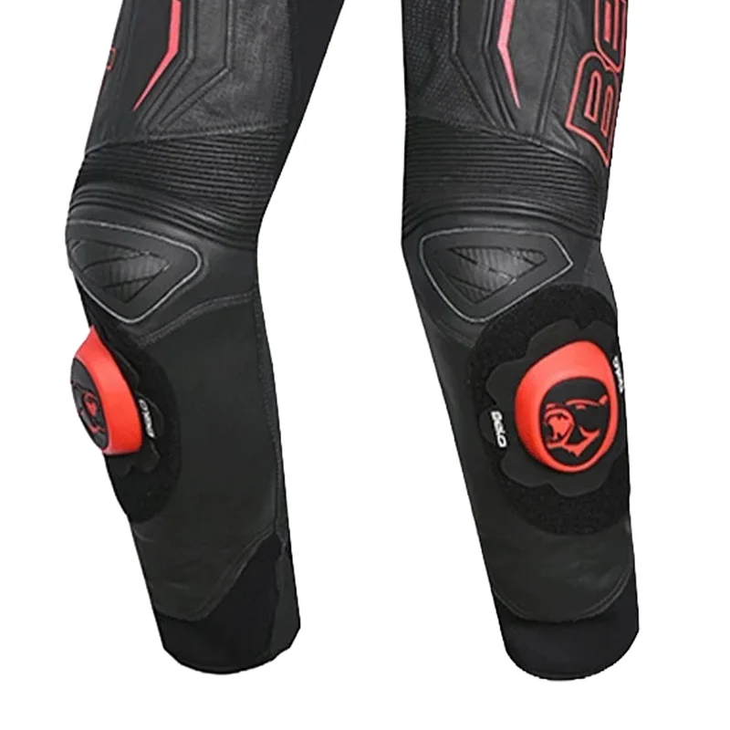 BELA ROCKET MIX KANGAROO 1 PC MONO DE MOTO HOMBRE NEGRO ROJO