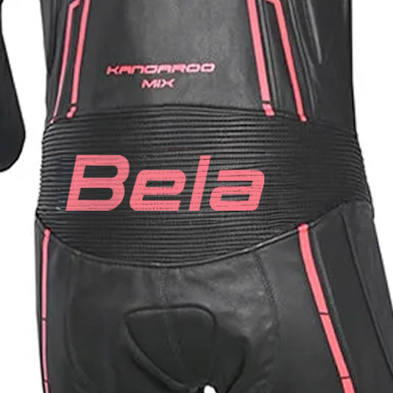 BELA ROCKET MIX KANGAROO 1 PC MONO DE MOTO HOMBRE NEGRO ROJO