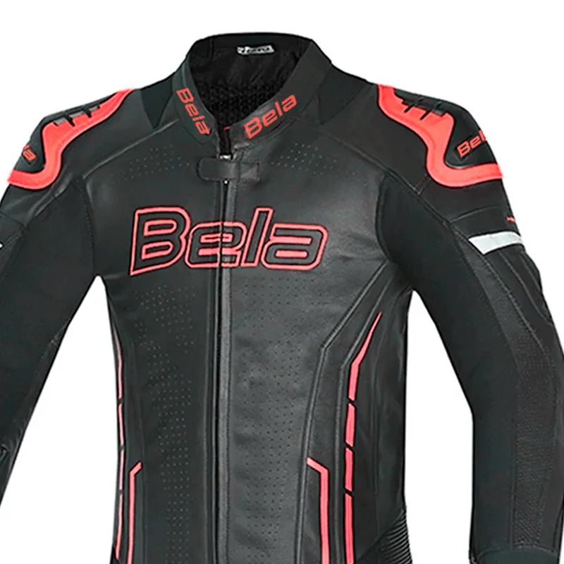 BELA ROCKET MIX KANGAROO 1 PC MONO DE MOTO HOMBRE NEGRO ROJO