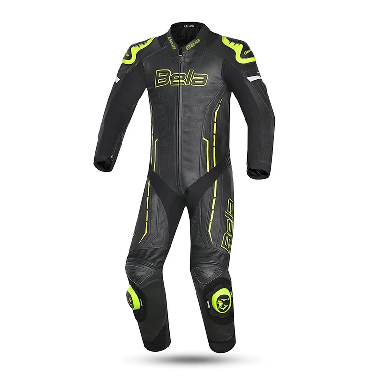 BELA ROCKET MIX KANGROO 1 PC MONO DE MOTO HOMBRE NEGRO AMARILLO FLOUR
