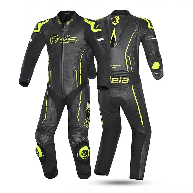 BELA ROCKET MIX KANGROO 1 PC MONO DE MOTO HOMBRE NEGRO AMARILLO FLOUR