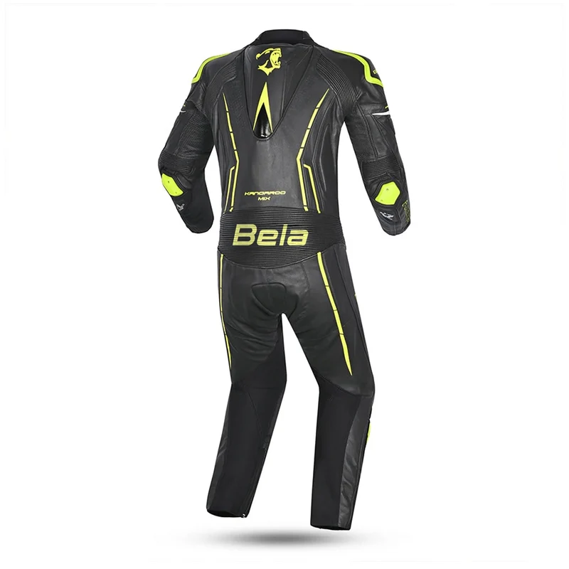 BELA ROCKET MIX KANGROO 1 PC MONO DE MOTO HOMBRE NEGRO AMARILLO FLOUR