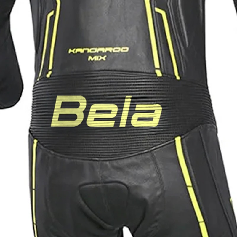 BELA ROCKET MIX KANGROO 1 PC MONO DE MOTO HOMBRE NEGRO AMARILLO FLOUR