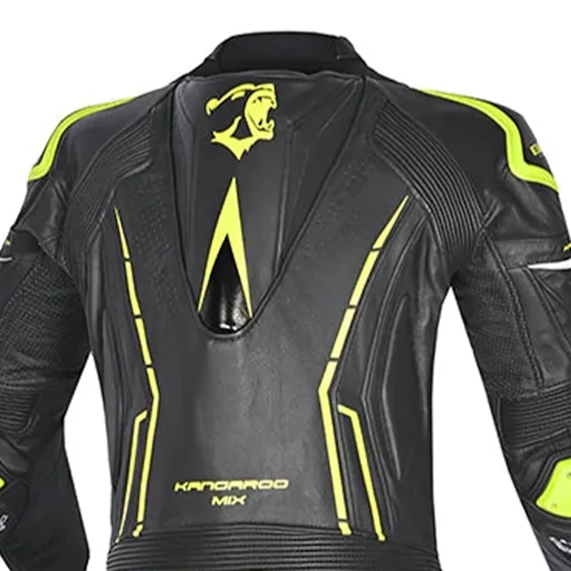 BELA ROCKET MIX KANGROO 1 PC MONO DE MOTO HOMBRE NEGRO AMARILLO FLOUR