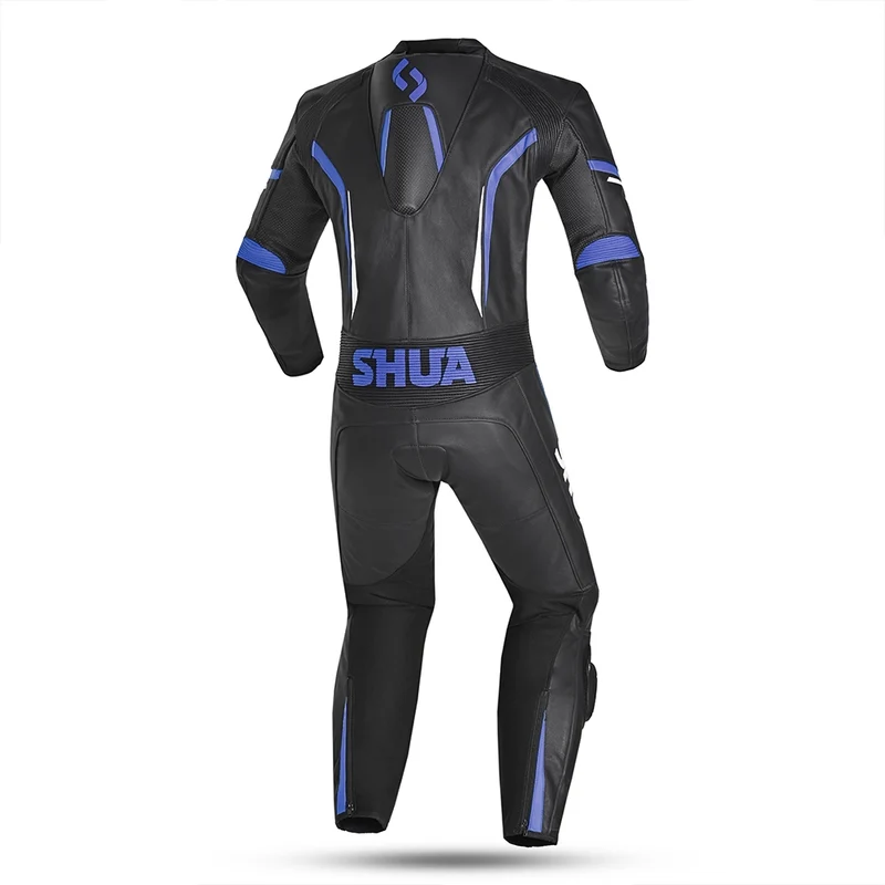 SHUA INFINITY 1 PC MONO DE MOTO HOMBRE NEGRO AZUL