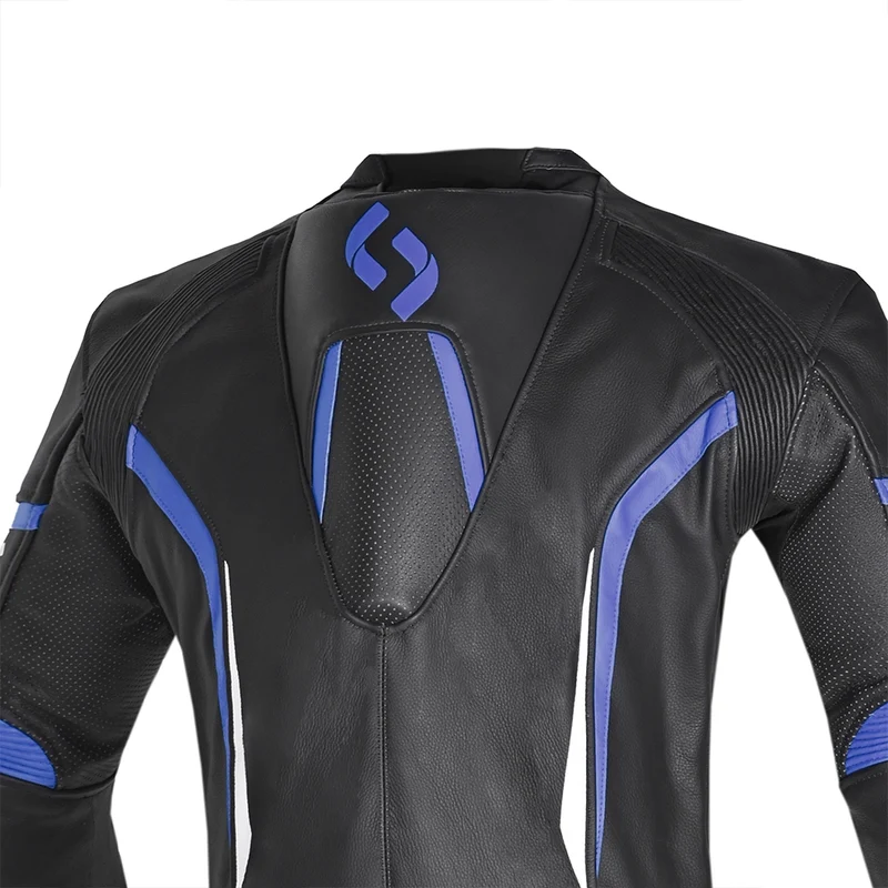 SHUA INFINITY 1 PC MONO DE MOTO HOMBRE NEGRO AZUL