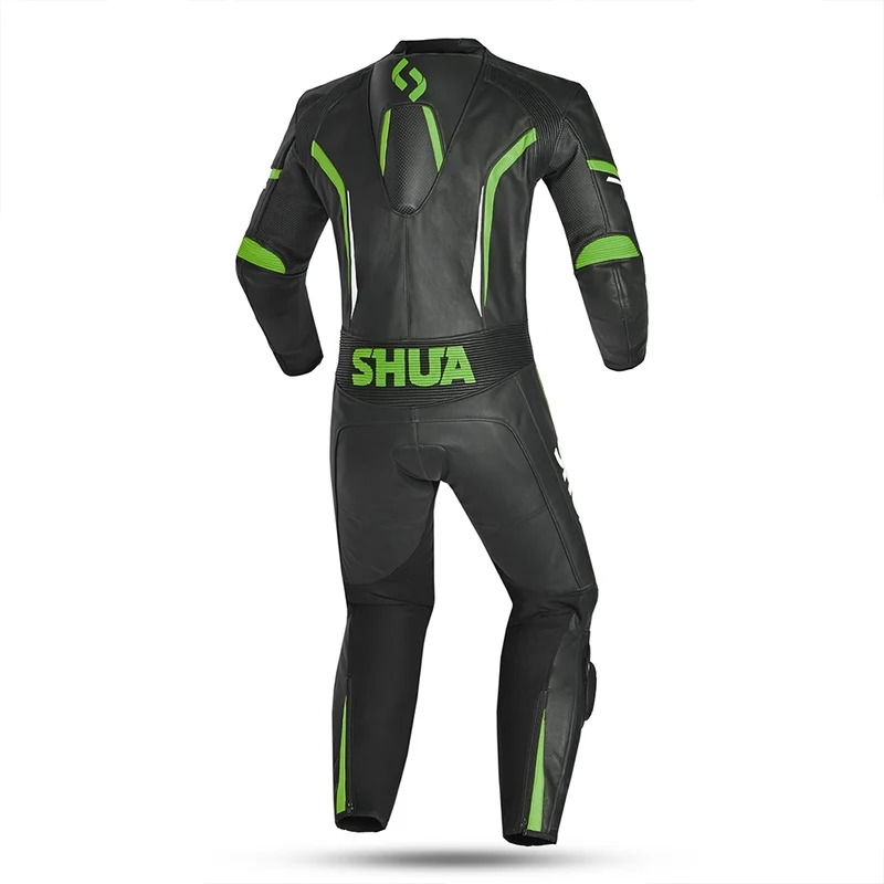 SHUA INFINITY 1 PC MONO DE MOTO HOMBRE NEGRO VERDE