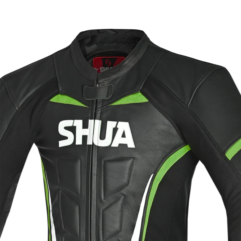 SHUA INFINITY 1 PC MONO DE MOTO HOMBRE NEGRO VERDE
