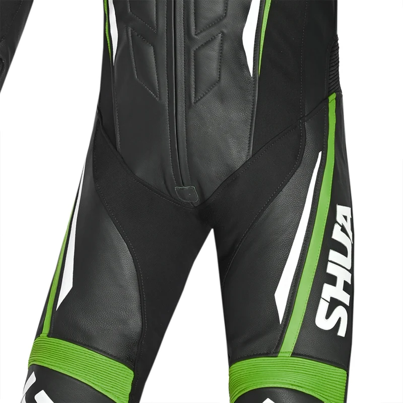 SHUA INFINITY 1 PC MONO DE MOTO HOMBRE NEGRO VERDE