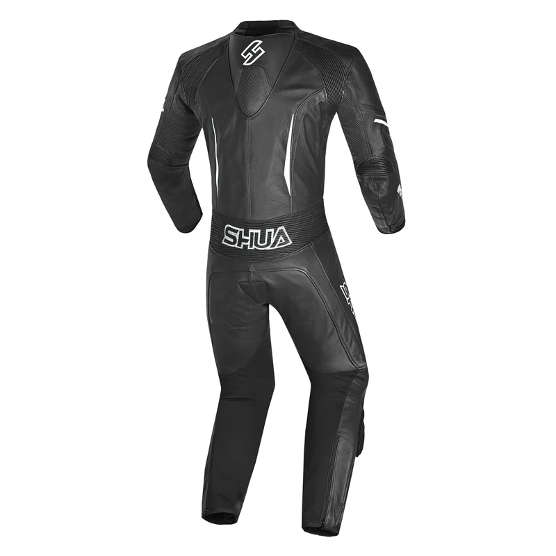 SHUA INFINITY 1 PC MONO DE MOTO HOMBRE NEGRO BLANCO
