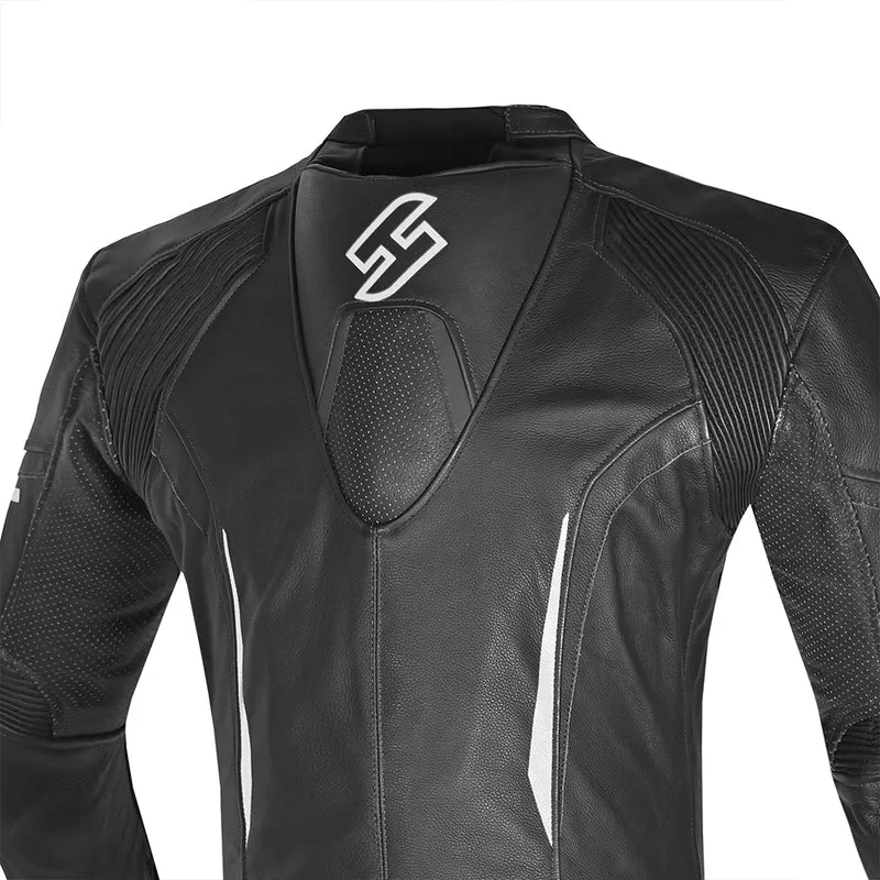 SHUA INFINITY 1 PC MONO DE MOTO HOMBRE NEGRO BLANCO