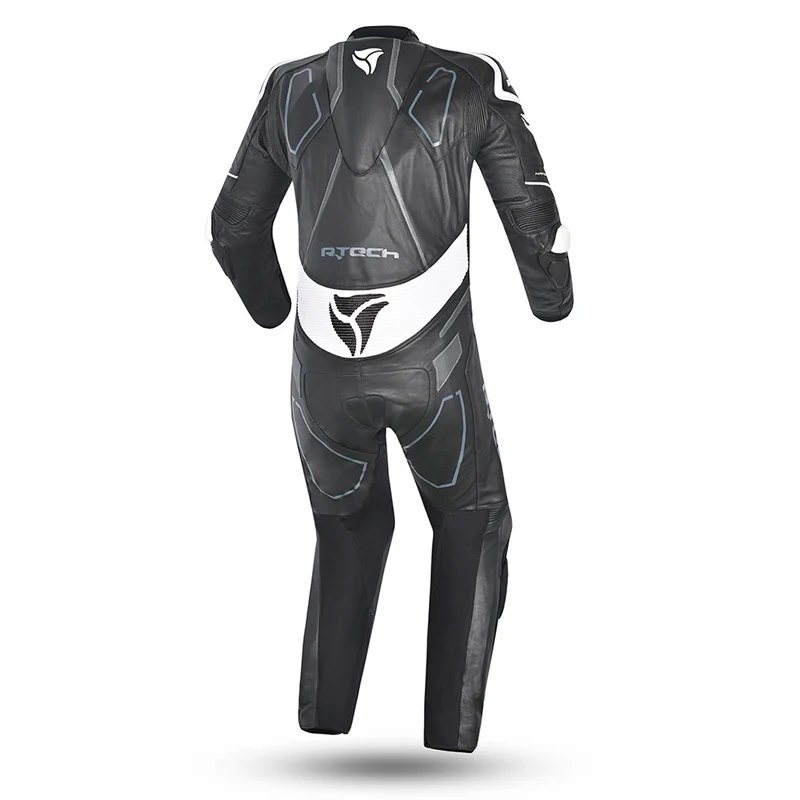 R-TECH RISING STAR 1 PC MONO DE MOTO HOMBRE NEGRO BLANCO