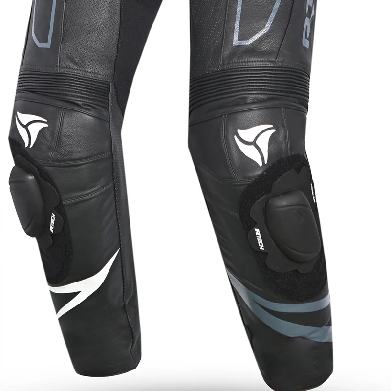 R-TECH RISING STAR 1 PC MONO DE MOTO HOMBRE NEGRO BLANCO