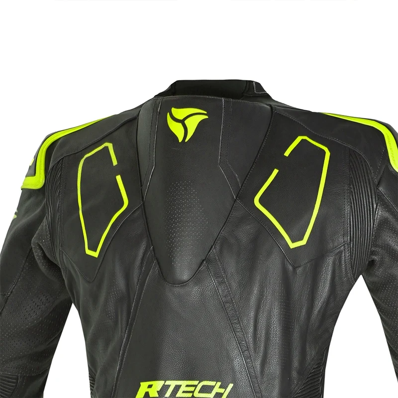 R-TECH RISING STAR 1 PC MONO DE MOTO HOMBRE NEGRO AMARILLO FLOUR