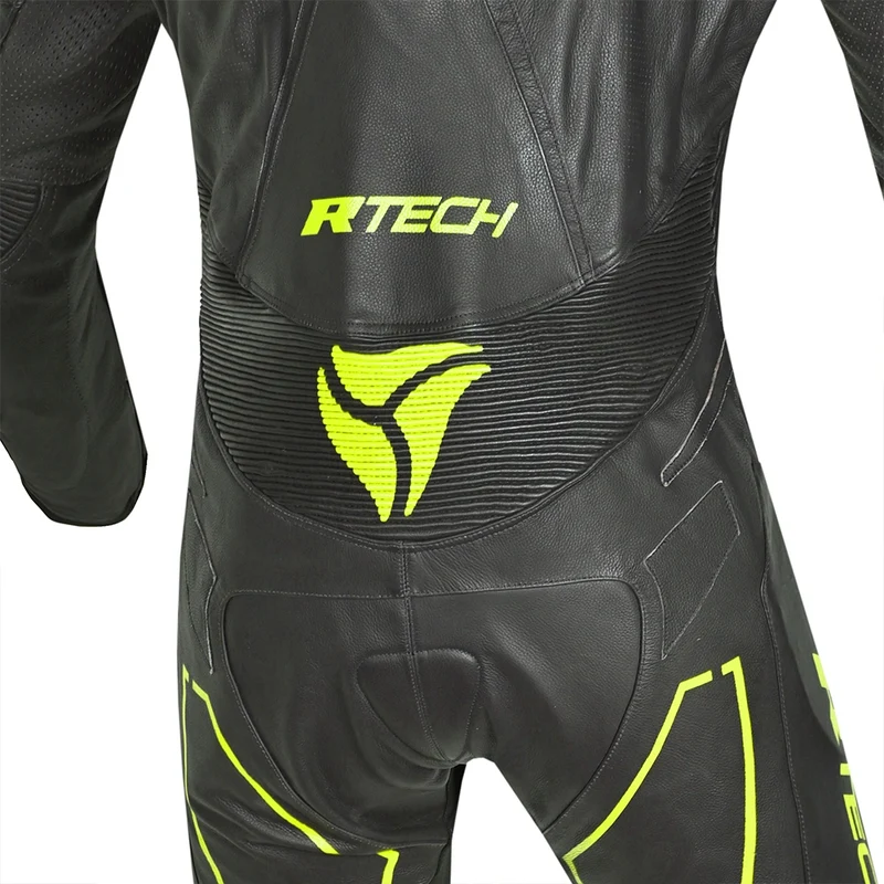 R-TECH RISING STAR 1 PC MONO DE MOTO HOMBRE NEGRO AMARILLO FLOUR