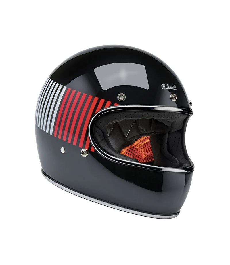 Casco Biltwell Gringo Raceflow RWB Nero