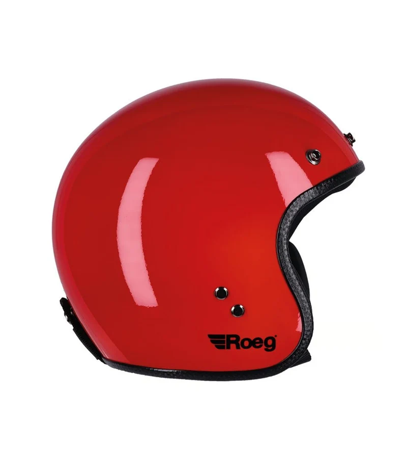 Casco Jet Vintage Flaming Red Roeg
