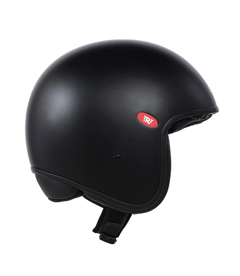 Casco Demi Jett Royal Enfield Aviator Nero
