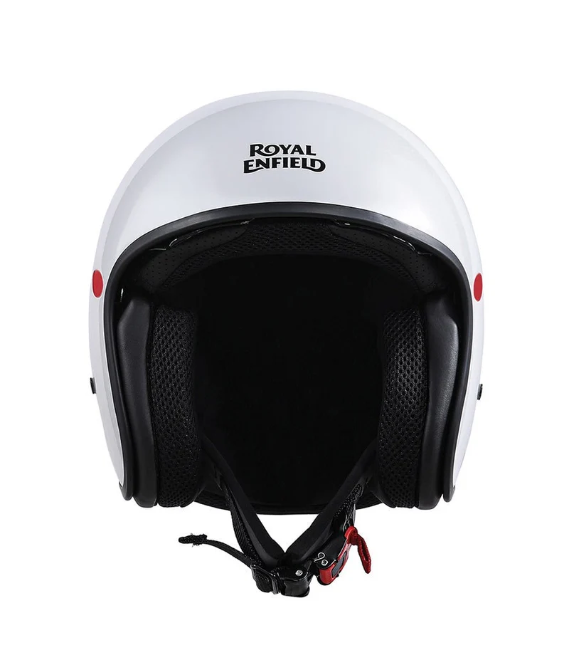 Casco Demi Jett Royal Enfield Aviator Bianco