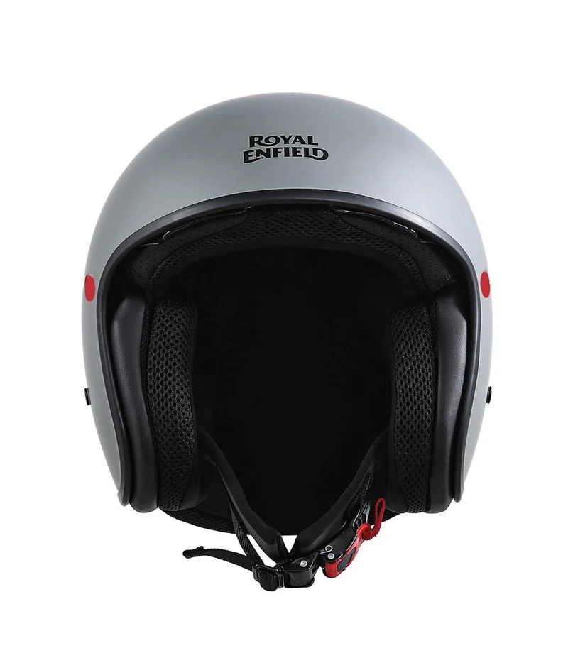Casco Demi Jett Royal Enfield Aviator Grigio
