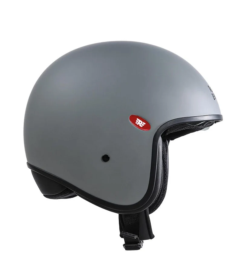 Casco Demi Jett Royal Enfield Aviator Grigio