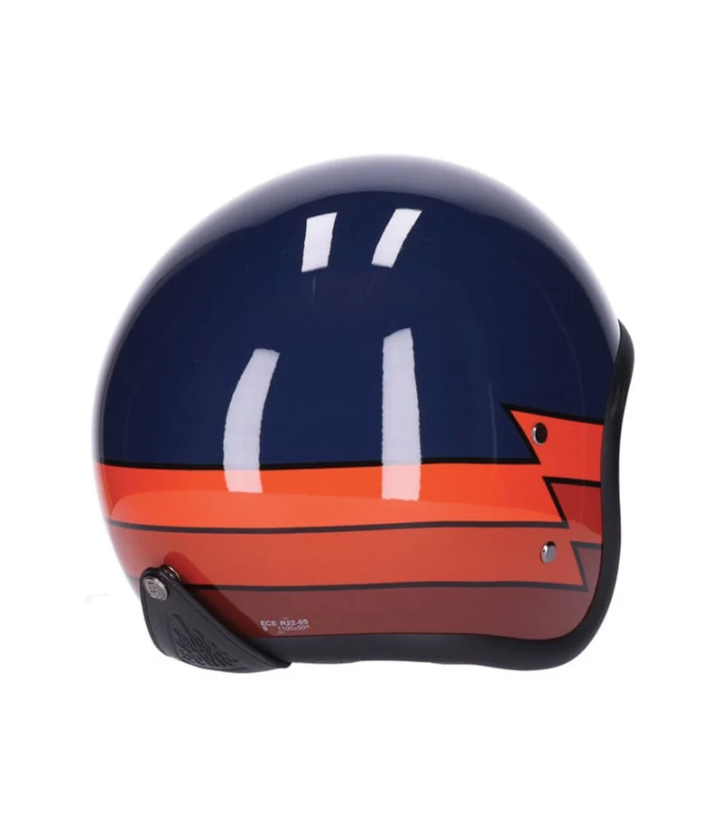 Casco Jet con Occhiali Roeg Sundown Blue Lightning