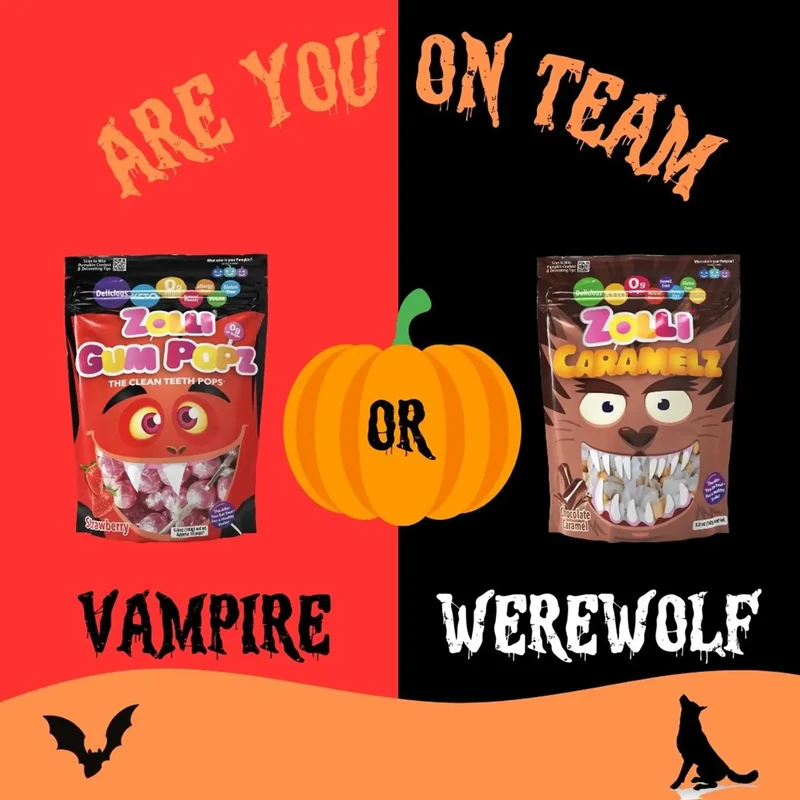 Halloween Zolli® Sugar Free Candy Halloween 4 Bag Assortment