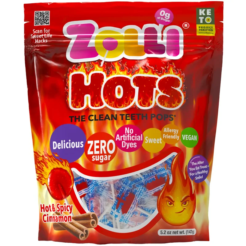 Zolli Hots - Zollipops Cinnamon 5.2 oz - Limited Edition Drop