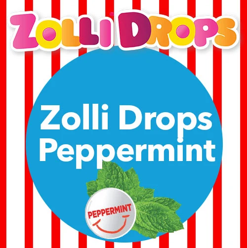 Zolli Drops Sugar-Free Hard Candy – Bulk Tooth-Friendly Candy with Xylitol, Peppermint