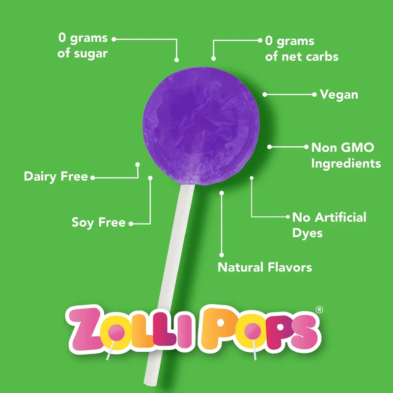 Zollipops Sugar Free Winter Wellness Treat Bundle - Vitamin C & Elderberry