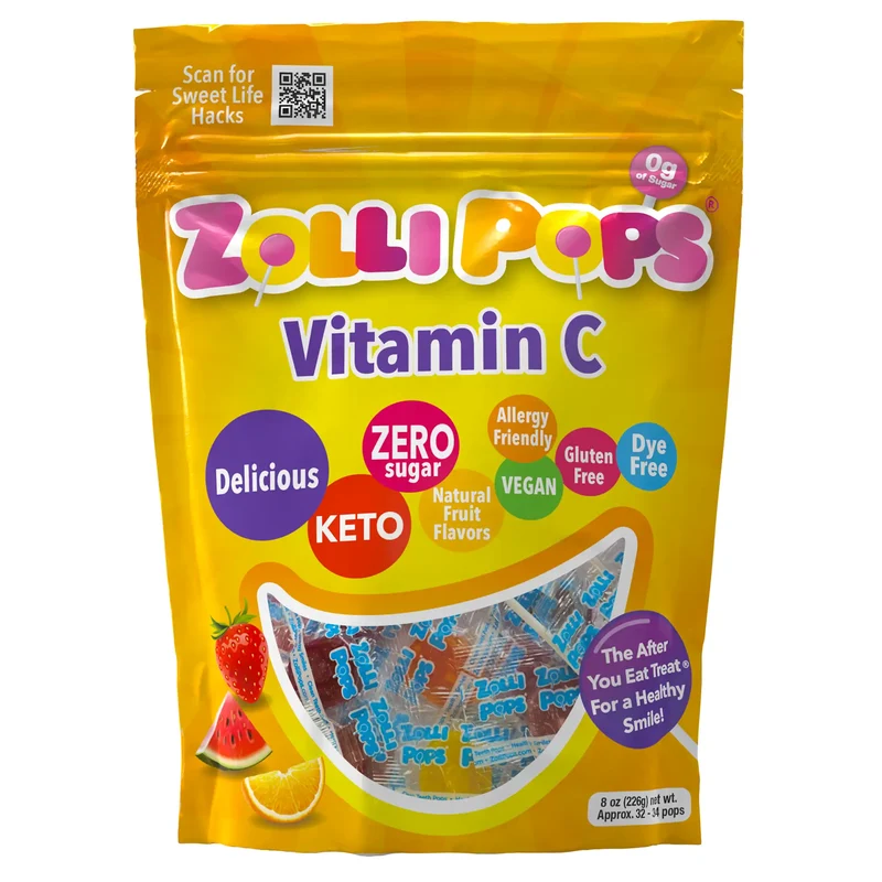 Zollipops Sugar Free Winter Wellness Treat Bundle - Vitamin C & Elderberry