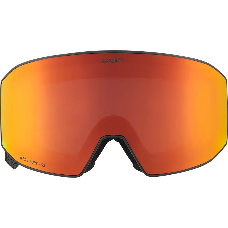 BERA L PURE LENS CLX3 MAT BLACK - RED