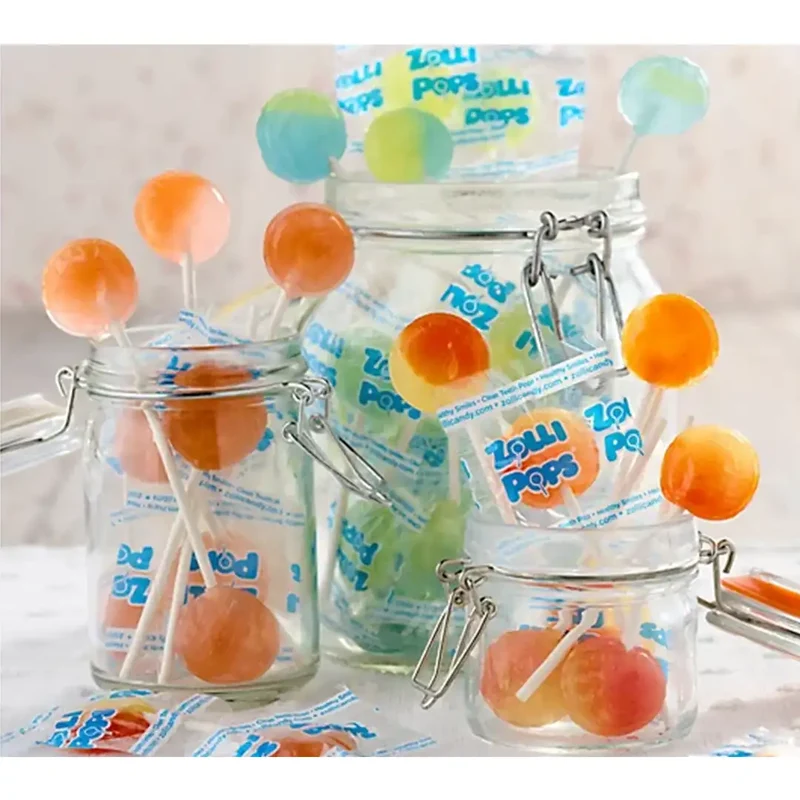Zolli Sugar Free Fruit-Swirl Lollipops Bundle